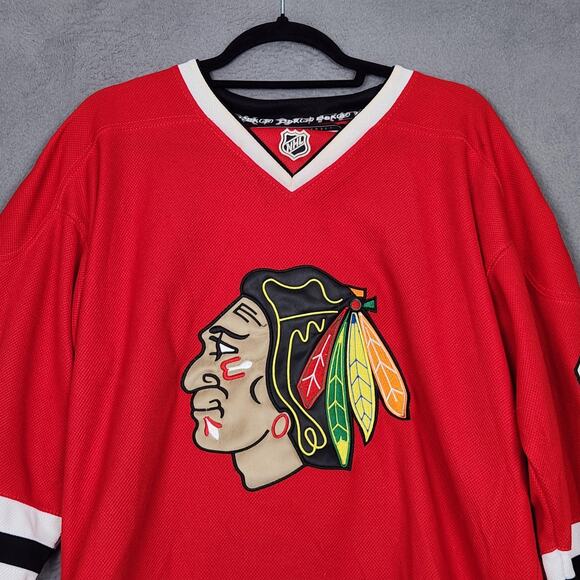 Chicago Blackhawks Hockey Jersey Mens 48 Red NHL Patrick Kane 88 Reebok CCM - Picture 5 of 14